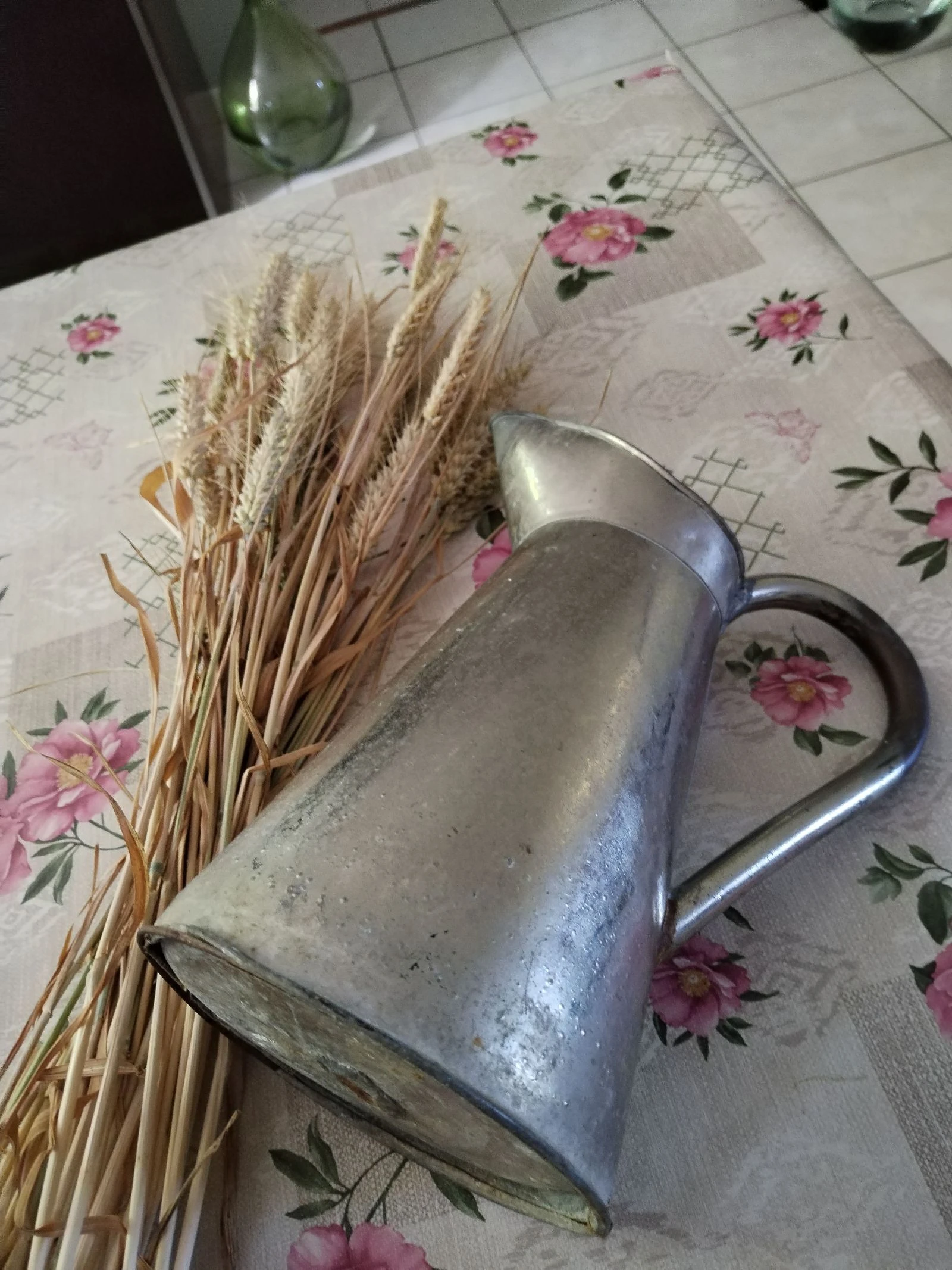 Bonita brocha antigua vintage retro en metal plateado. – photo 8